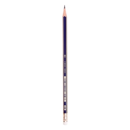 Pencil black-granographic Faber-Castell Professional, Goldfaber 1222 HB, with an eraser-2
