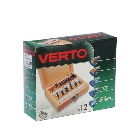 Verto 60h010 drills, wood, set 12 pcs., Saar 8 mm-3