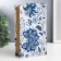 Safe-book wood to the leatherette "Fairytale blue flowers" 21x13x5 cm