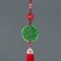 Suspension Plastic "Ancient Coin" imitation of nephritis 1x5x33 cm