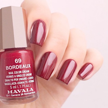 Nail polish Mavala, tone 69 bordeaux-1