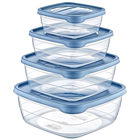 A set of food containers Hobbylife Trend, 4 pcs, color mix-1