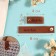 Tag with the "Hand Made" button, 8 × 1.5 cm, 10 pcs, brown color