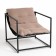 Dublin stool, collapsible, black coffee