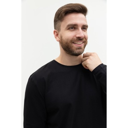 Male T -shirt, size 46, black color-7