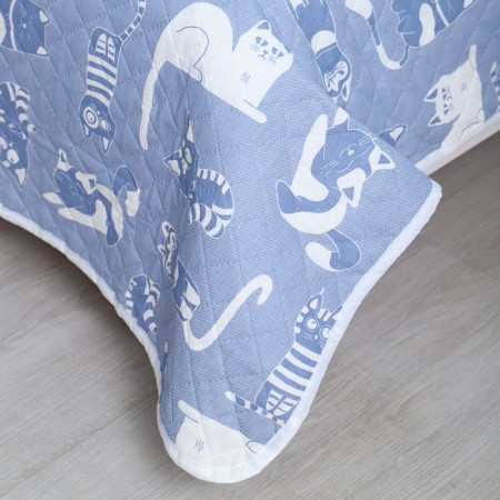 Cover Koshkin House 150x210cm, dark blue, calico 120g/m, HL 100%-2