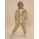 Windbreaker for boys, height 140 cm, sandy color