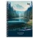 Note book A6, 120 sheets in a cage on the crest "Beautiful View", a solid cover, glossy lamination, mix