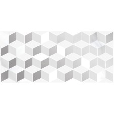 Wall insert omnia white geometry 20x44