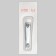 Kusachki - Pedicier, with a file, 7 cm, on a blister, silver color.