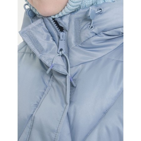 Coat for girls, height 98 cm, gray color-1