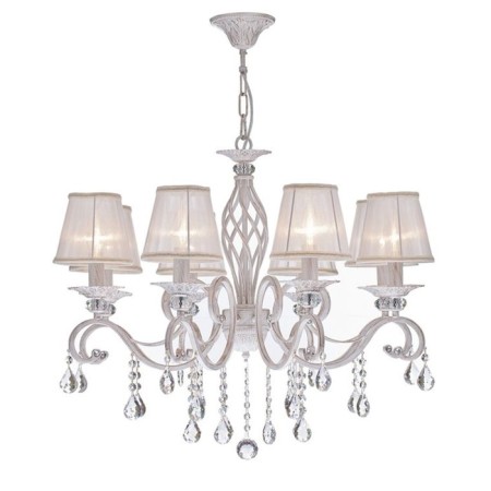 Maytoni ARM247-08-G, 8HE14, 40W, 72x72x119 cm, white color with gold-1