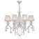 Maytoni ARM247-08-G, 8HE14, 40W, 72x72x119 cm, white color with gold