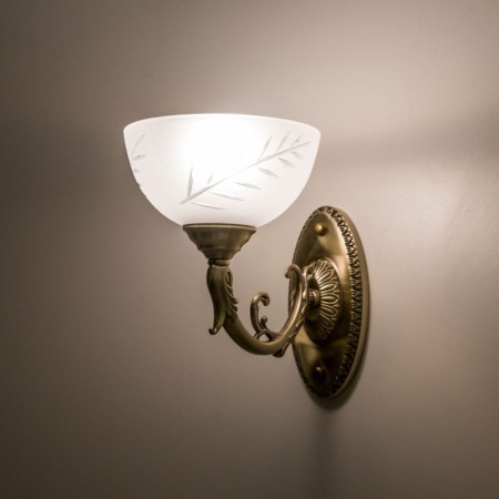 Sconces Citilux "Cremon" CL406313, 16x21 cm, 1x40W, e27, brown color-6