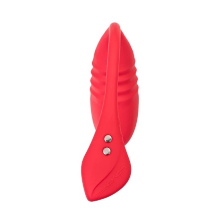 VIBROYAICO Lovense Vulse, 20.3 cm, silicone, red color-6