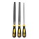 Deli DL352083 files set, rubberized handle, instr. steel T12, 3 pcs
