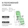 Swess chair, 82x59x116 cm, green color