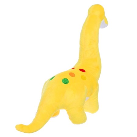 Soft toy "Dinosaur Deimos", yellow color, 33 cm-3