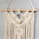 Panel wall -mounted macrame "Necklace" 64x35 cm
