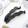 Hair banana "Classic" leaflets, 10 cm, black