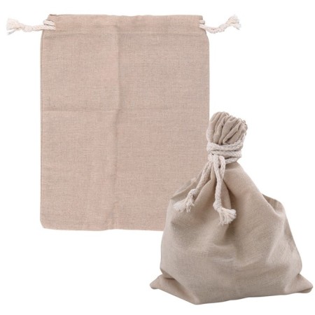 Linseed bag, 30 × 25 cm, 3 kg, with ties, beige-1