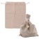 Linseed bag, 30 × 25 cm, 3 kg, with ties, beige