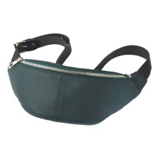 Waist bag, lightning department, adjustable belt, green color