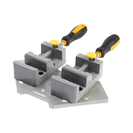 Corner striped reinforced tundra, metallic, two clamps 90 and 180 °, 2k handle, 70 mm 107021-4