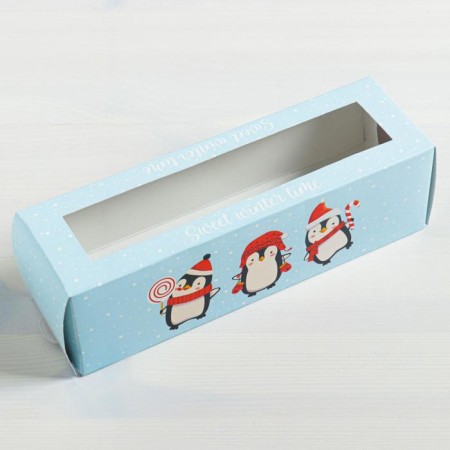 Folding box "Snow Team" 18 x 5.5 x 5.5 cm., New Year