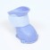 Dog boots, rubber, set 4 pcs, size m, blue