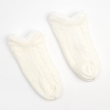 Women's socks minaku ts. White, rr 35-37 (23 cm)