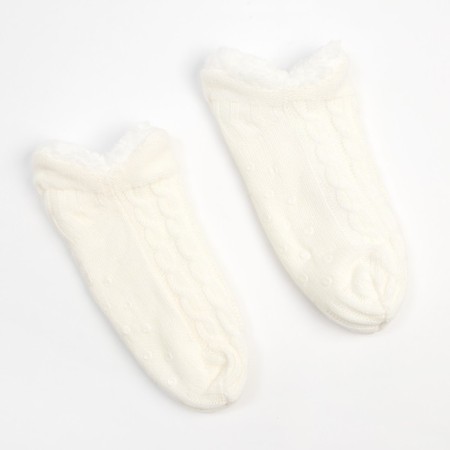 Women's socks minaku ts. White, rr 35-37 (23 cm)