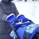 Mittens-Mufts on the handle of the stroller, 2 pcs., Blue color
