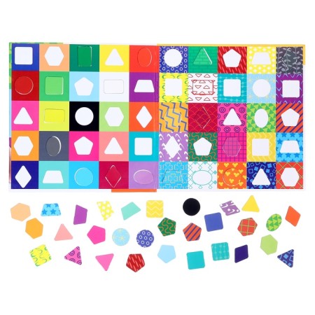 Magnetic mosaic "Studying colors and forms", 3+-3