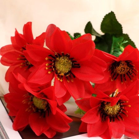 Bouquet "Anemone Galant" 6 flowers, d-8 cm h-30 cm, mix-1