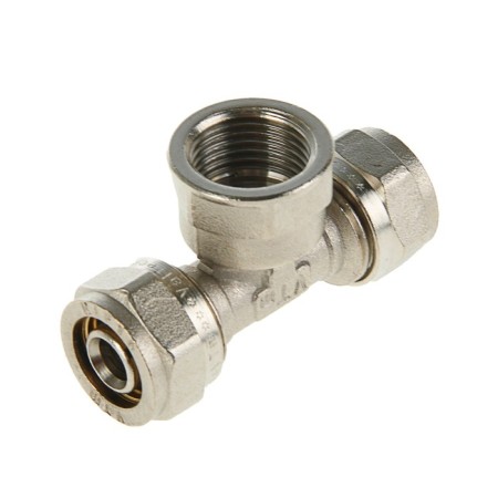 Valtec tee, crimping, 16 mm x 1/2 "Inner thread x 16 mm-1