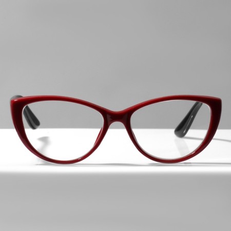 Glasses GA0512 (color: C2 black, red; diopter: +1; tint: no)-2