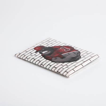 Passport cover, gray color-3
