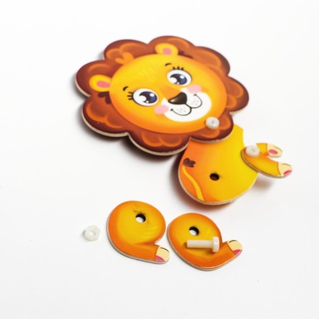 Constructor. Collect the 3D model "Africa"-5