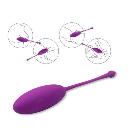 Vibroyaite Oka-Fucks, 10 modes, PDU, silicone, purple-3