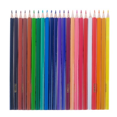 Pencils 24 colors “Gamma” “Classic”, rod d = 2.6 mm, hexagonal-2