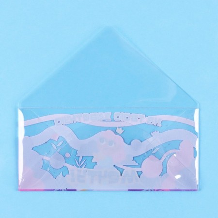 The envelope for the money "for your cherished dream!" Transparent PVC, 16 x 8 cm-2