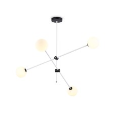 Suspended Ambrella Light, Modern, TR2505, 4XG9, white, black color