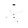 Suspended Ambrella Light, Modern, TR2505, 4XG9, white, black color