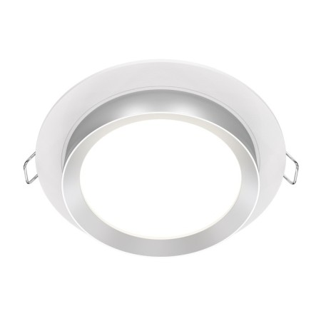 Building lamp Technical DL086-GX53-RD-WS, 1x15W, 11x11x5.3 cm, GX53, white color with silver