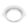 Building lamp Technical DL086-GX53-RD-WS, 1x15W, 11x11x5.3 cm, GX53, white color with silver