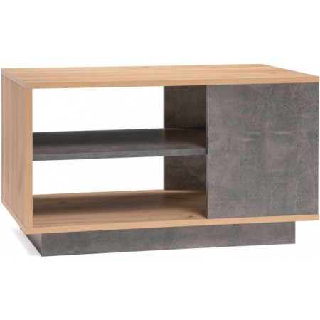 Archie's coffee table 12.01 chipboard, oak gold Craft/stone dark 78x50x46 cm