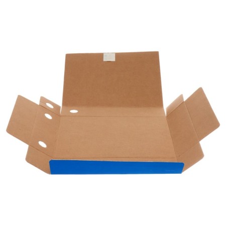Archival folder with caligrata ties, micro -fraud, 70 mm, up to 700 l, blue-8