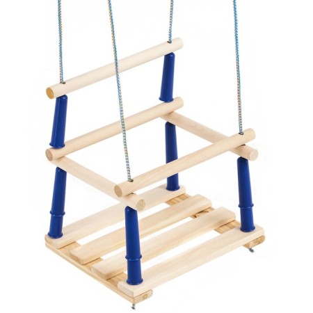 Swing, wooden, wood, seat 33 × 22cm, mix-12