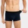 Set of men's panties boxers (2 pcs), blue/black color, size 52 (xl)